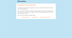 Desktop Screenshot of clickgarden.net